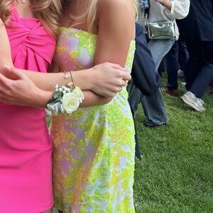 Lucy in the sky mini dress